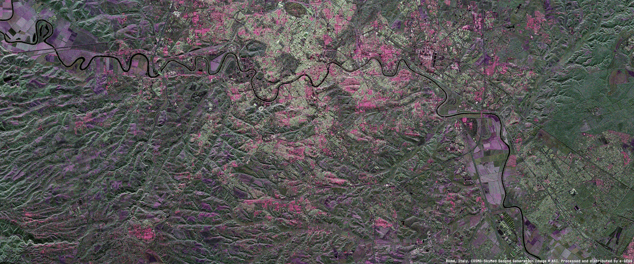 COSMO-SkyMed Second Generation Image of Rome, Italy,